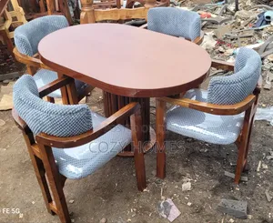 Dinng Table Set, an Eclectic 4 Seater Grey Dining Set