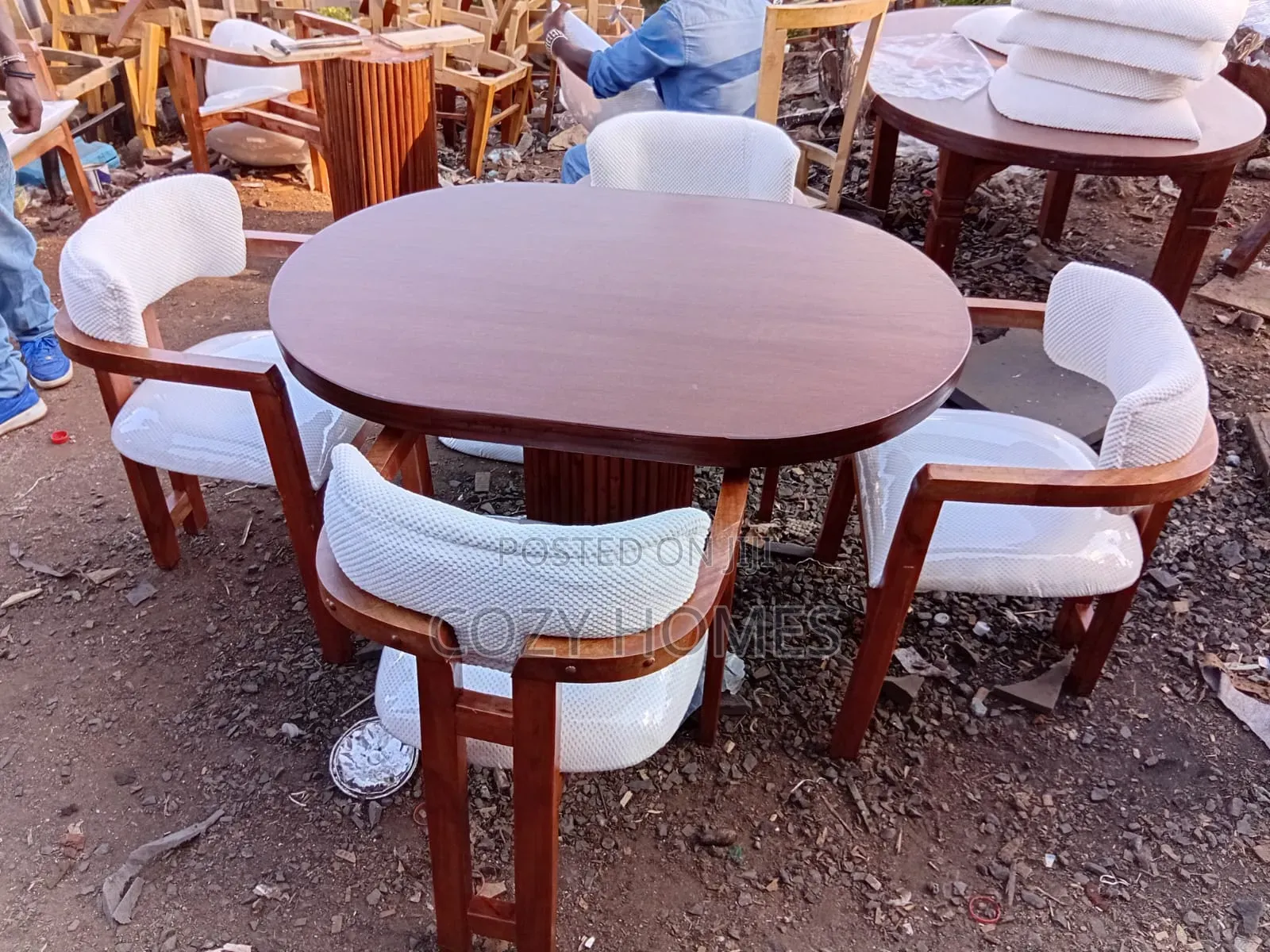 Dining Set, a 4 Seater Bohemian Dining Set