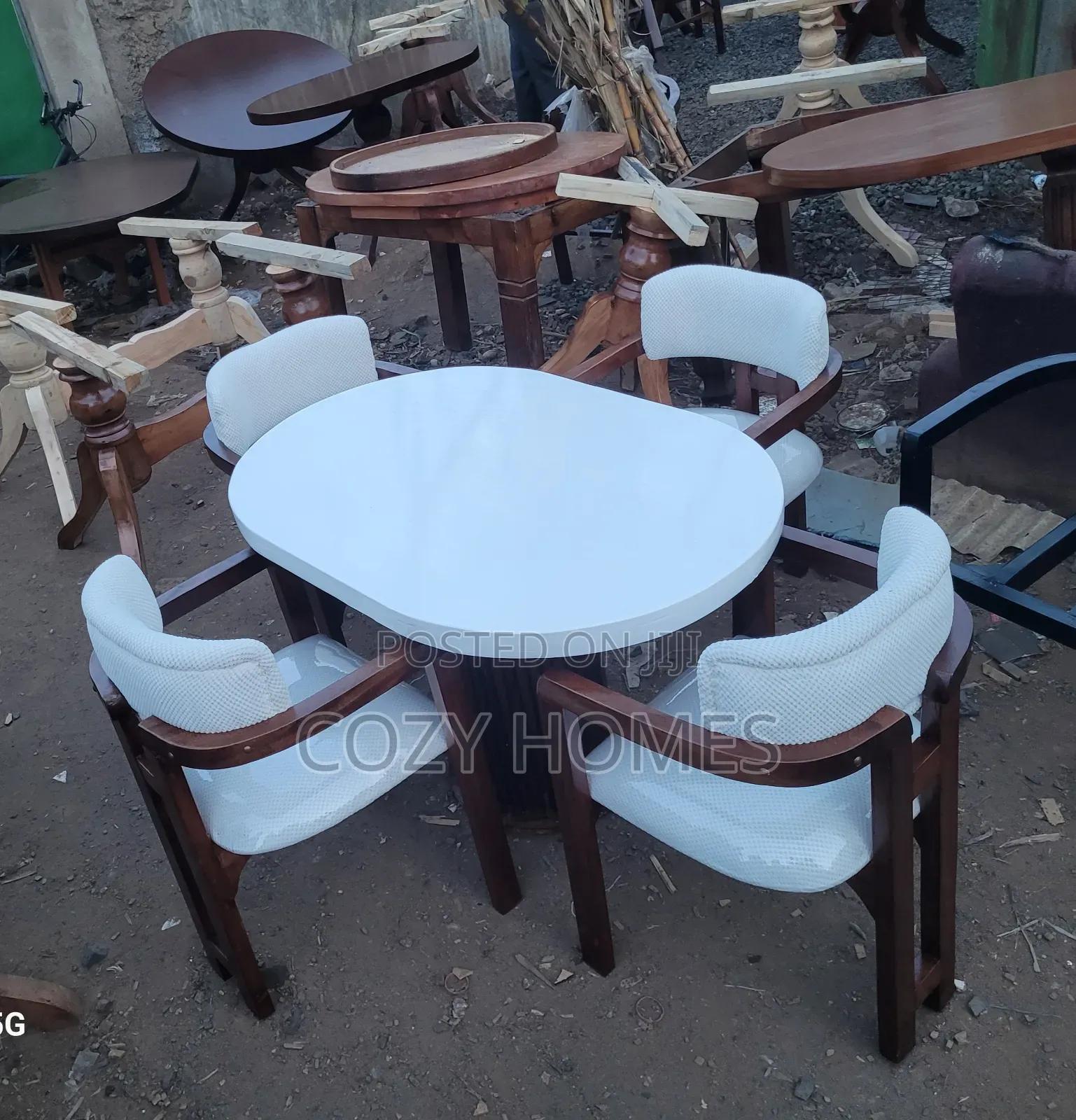 Dining Set, a 4 Seater Bohemian Dining Set
