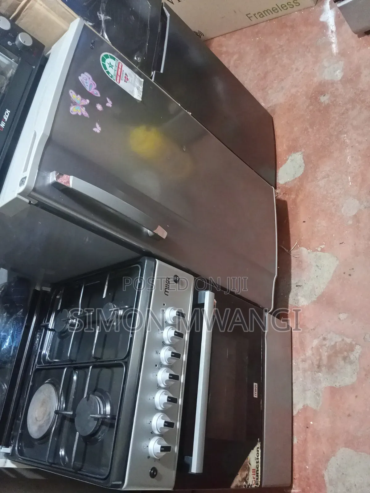 Cooker and Fridge