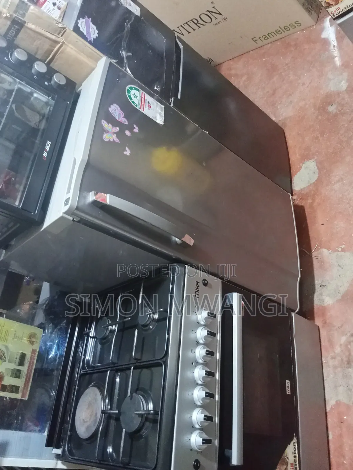 Cooker and Fridge