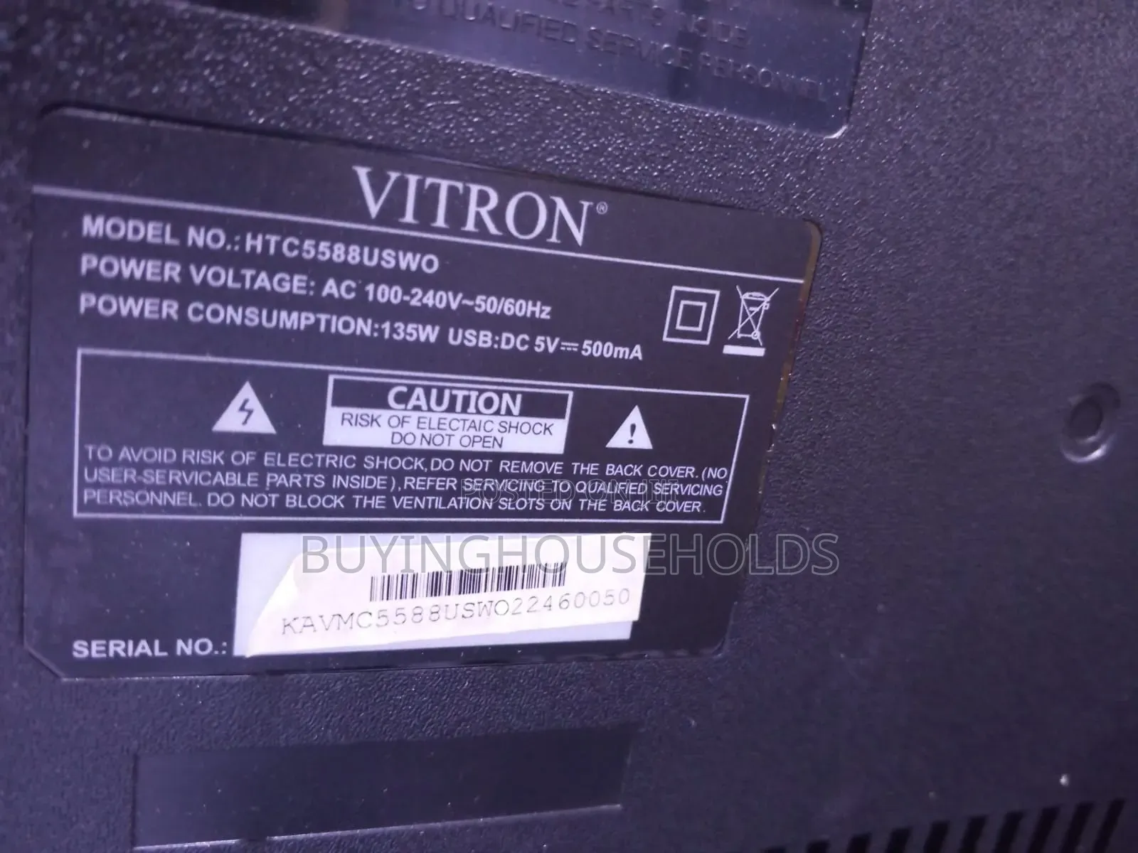 Vitron 55" Smart TV Webos 4k UHD