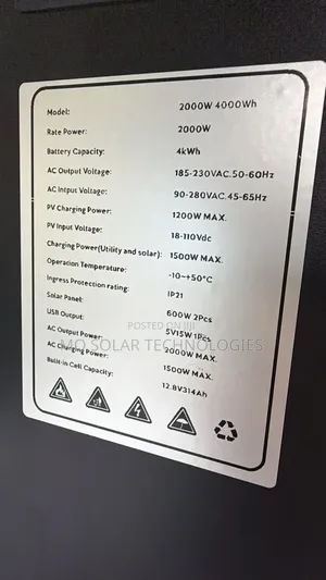 2kwh Solarpex All in One Storage Backup System