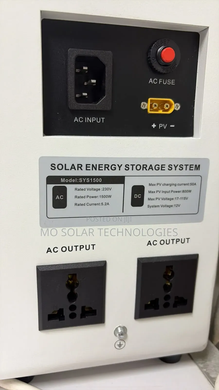 1.5kwh Solarpex All in One Storage Backup System