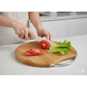 Premium Round Bamboo Cutting Board
