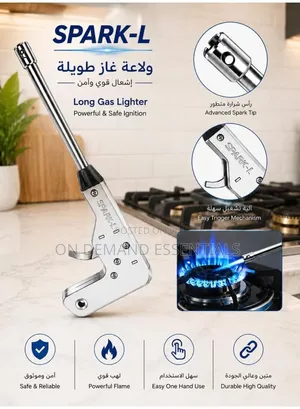 Electric Igniter Spark Gas Lighter for Kitchen Stove Steel