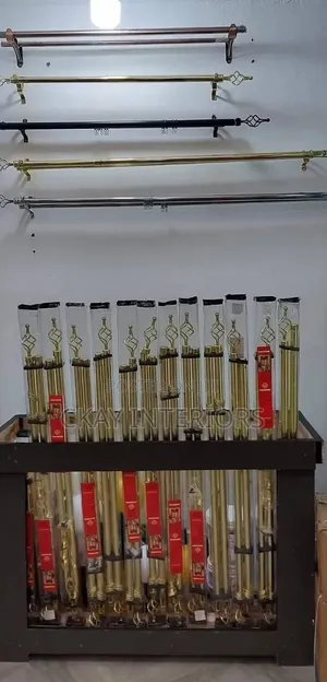 4m Adjustable Variety Colours Curtain Rods