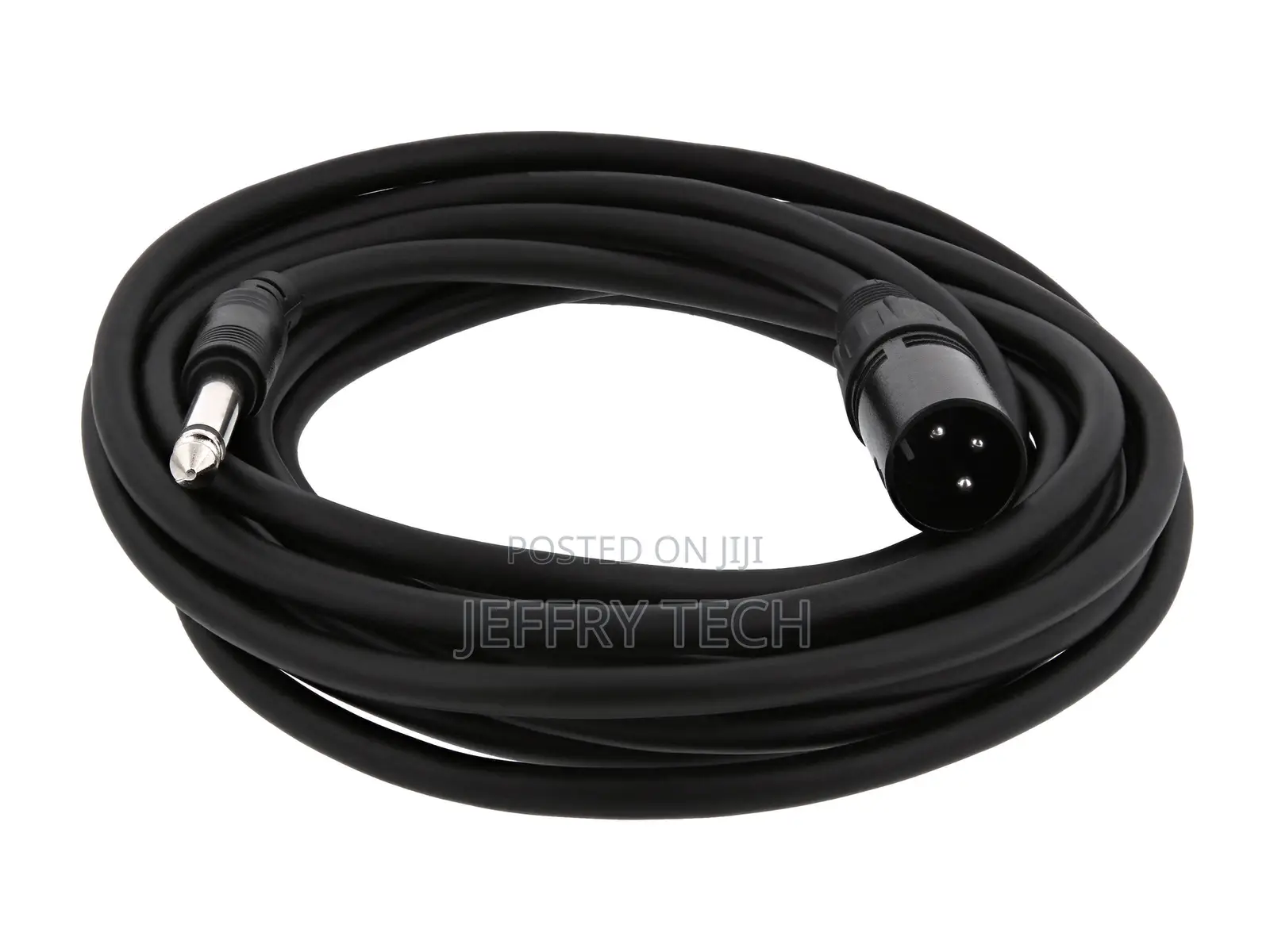 XLR Male to 1/4 Mono Plug - 5m