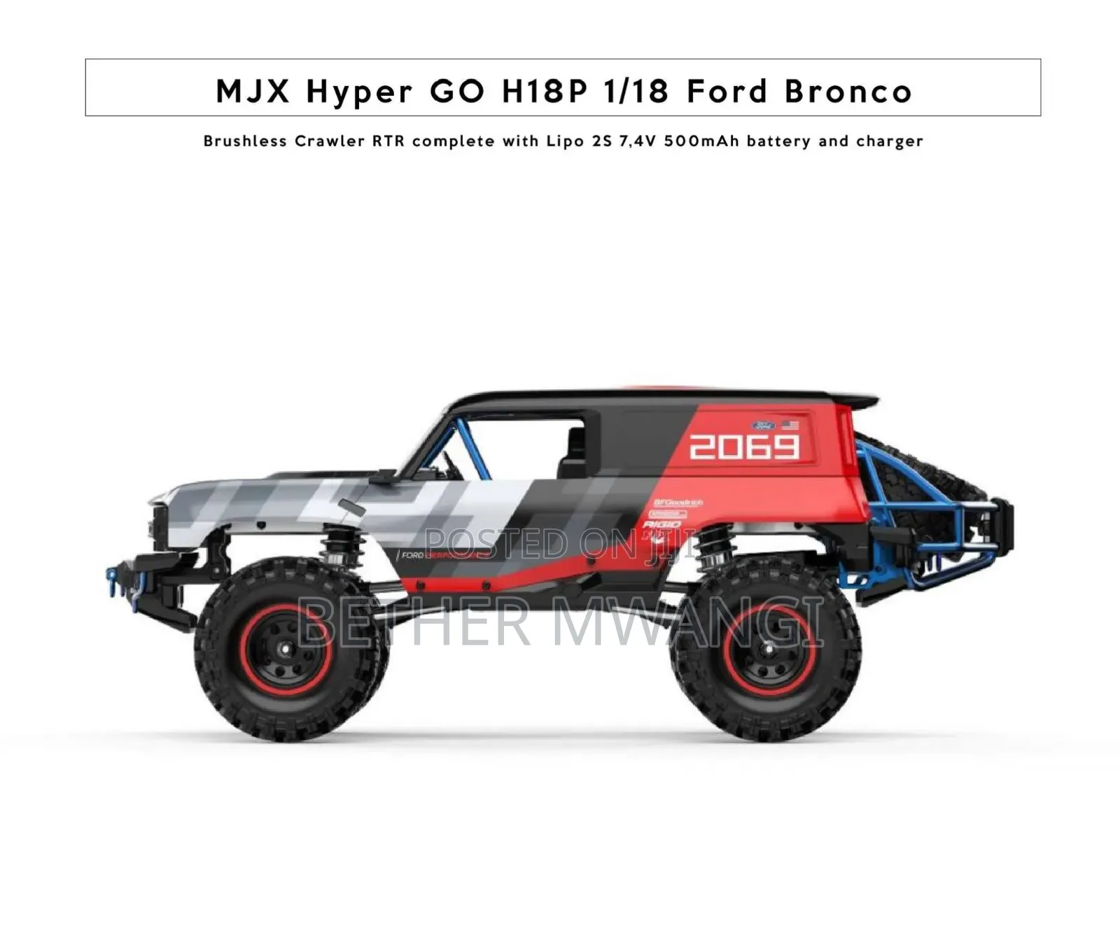 MJX Hyper Go Ford Bronco Remote Control Rock Crawler in Kenya