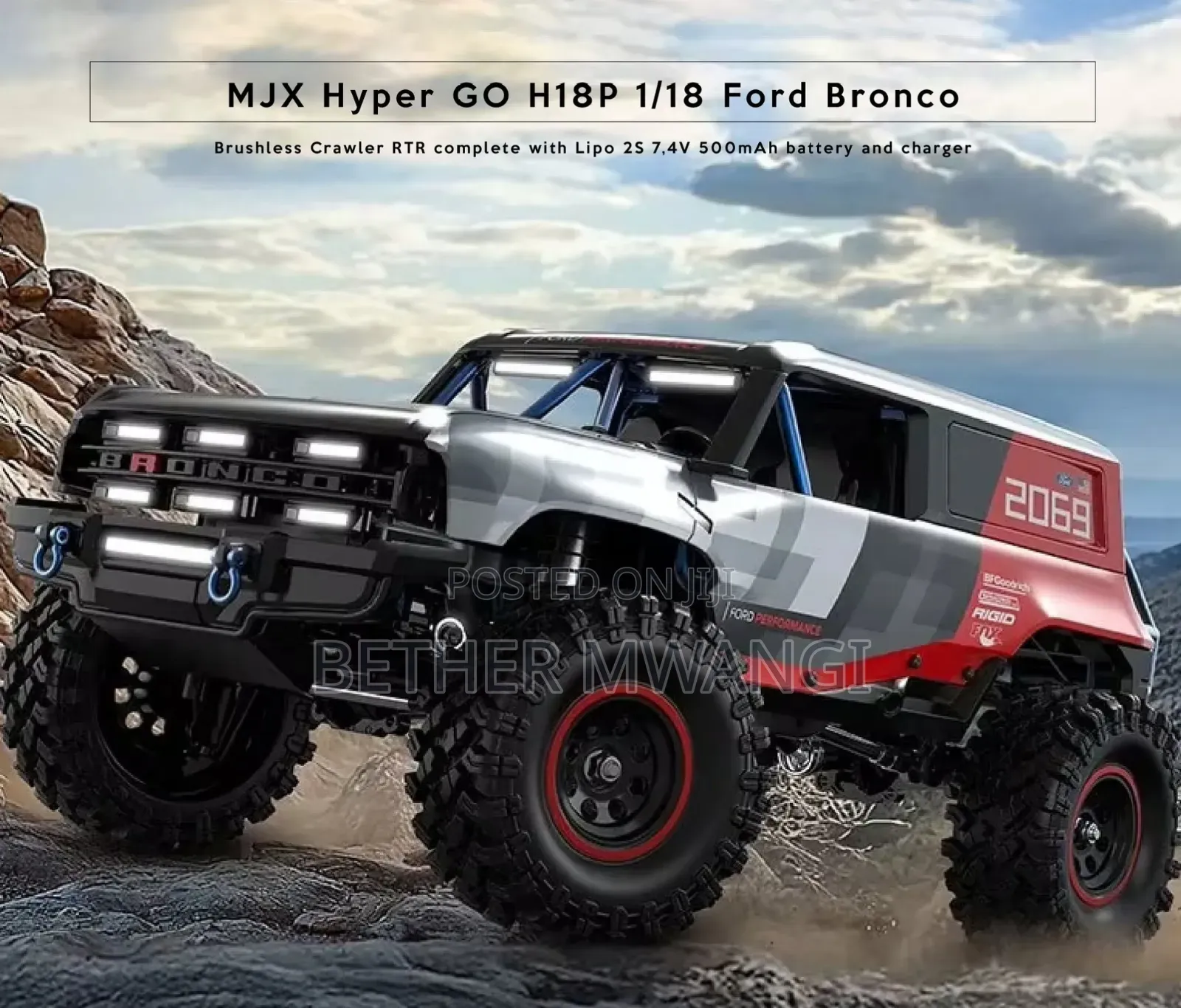 MJX Hyper Go Ford Bronco Remote Control Rock Crawler in Kenya