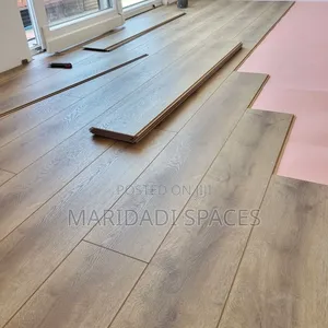 Brown SPC 6mm Thick Flooring Solution Available