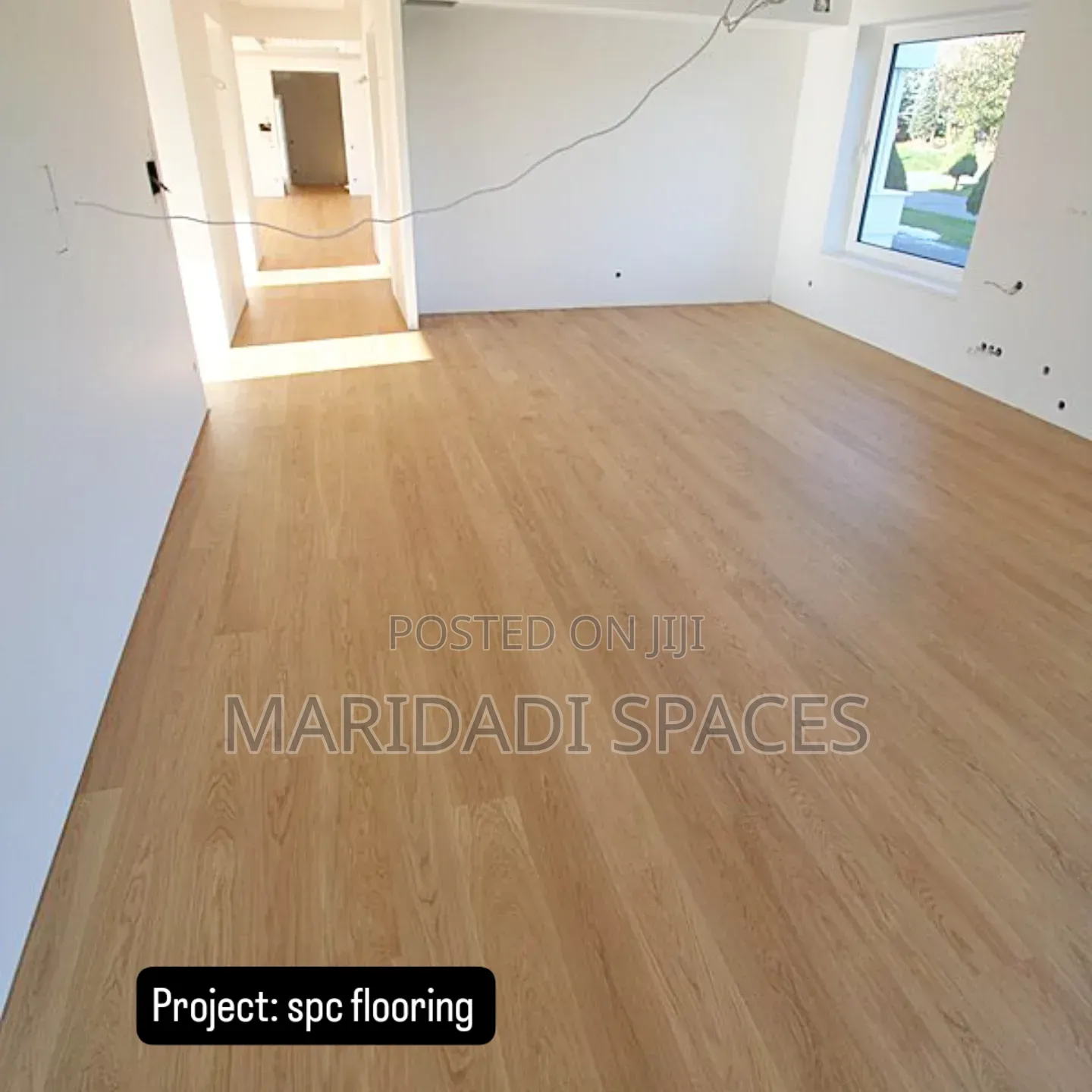 Brown SPC 6mm Thick Flooring Solution Available
