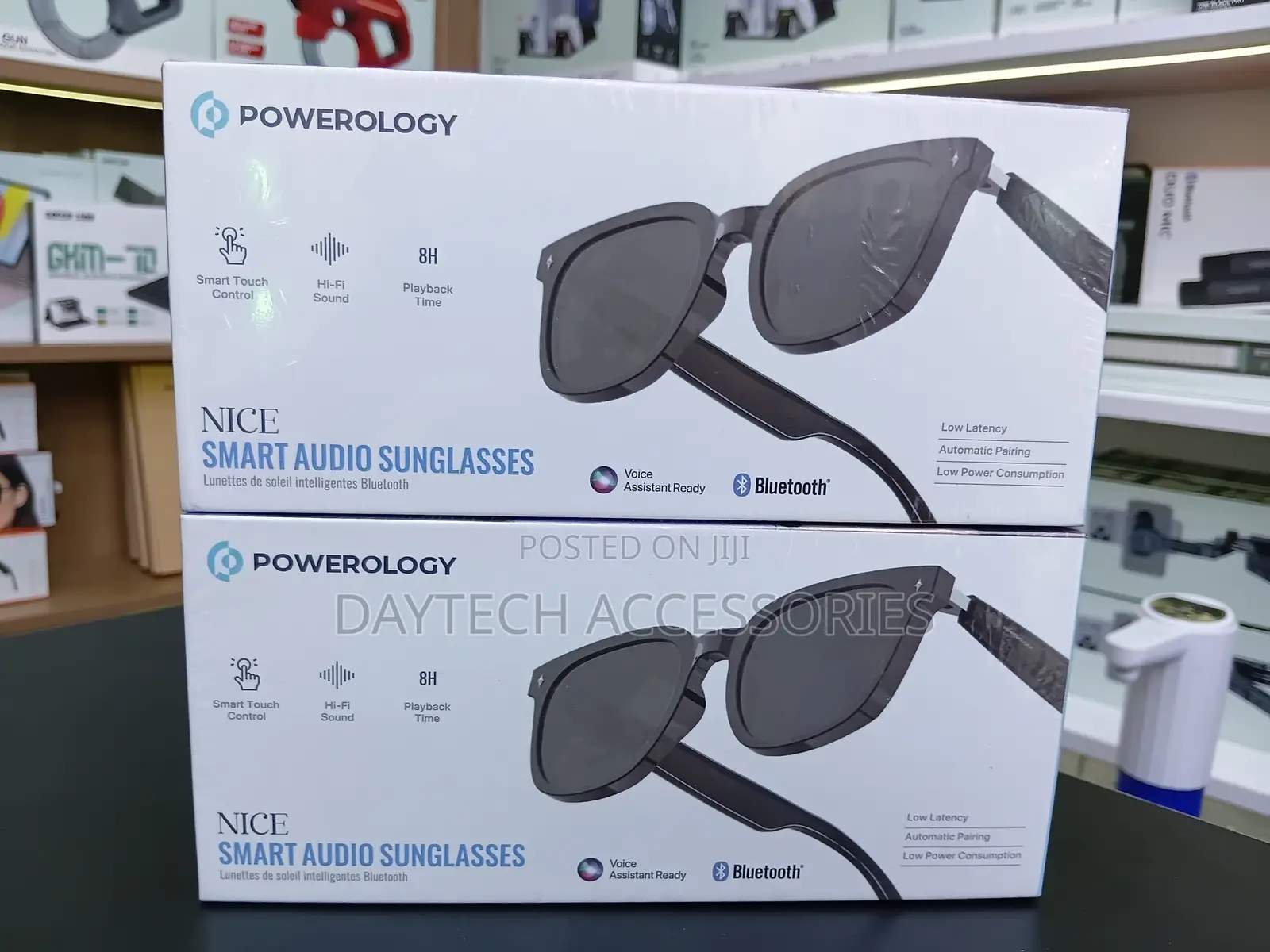 Powerology Nice Smart Audio Sunglasses (Model: PWHY1009)