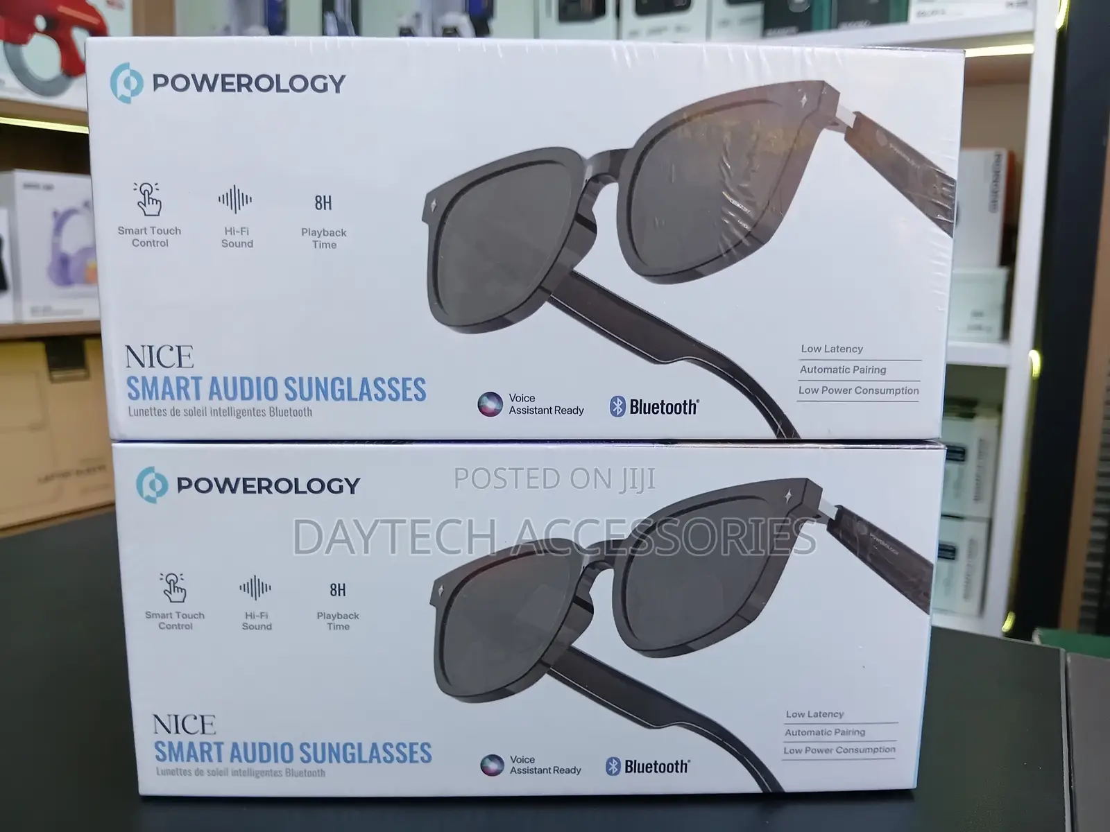 Powerology Nice Smart Audio Sunglasses (Model: PWHY1009)