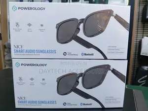 Powerology Nice Audio Sunglasses Bluetooth 5.4 Touch Control - Black