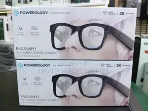 Powerology Paganspo AI Camera & Audio Smart Glasses - Gray