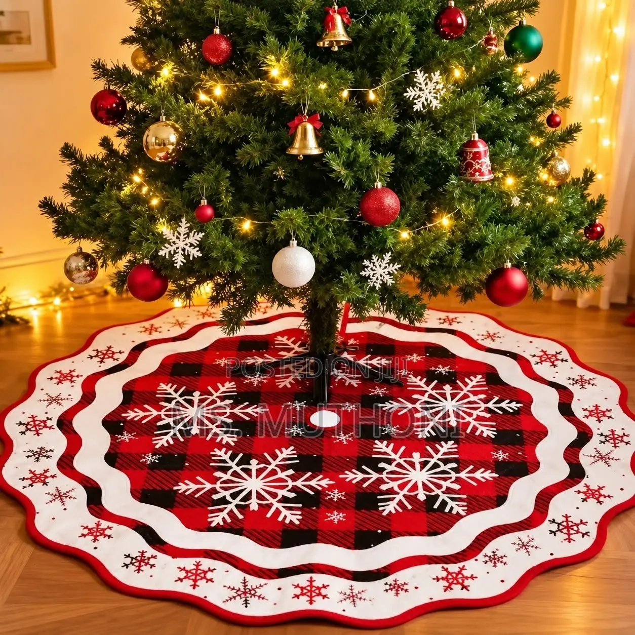 2026 Christmas Tree Skirt –(100 Cm)