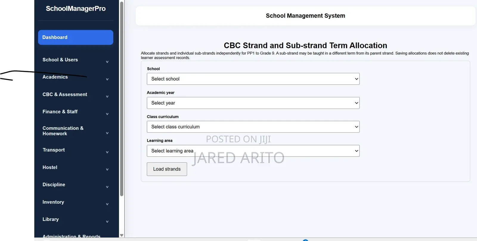 CBC Premium Multi-School Management Software(saas)