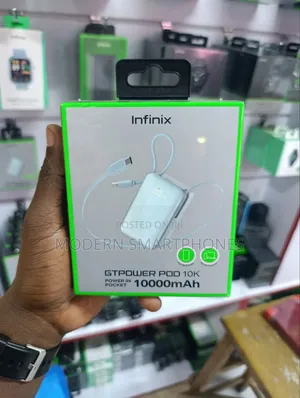Infinix GTPOWER POD 10K 10,000mAh Portable Fast-Charging Power Bank