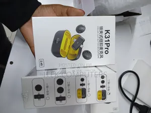 K31PRO Clip-on Button Microphone for Comfortable Hands-Free Speaking