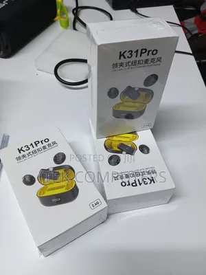 K31PRO Button Microphone for Hands-Free Interviews and Voice Recording