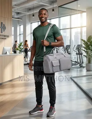 Unisex Spacious Folding Gym Duffel Bag
