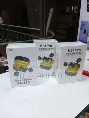 K31PRO Compact Button Microphone for Mobile Video Content Creation