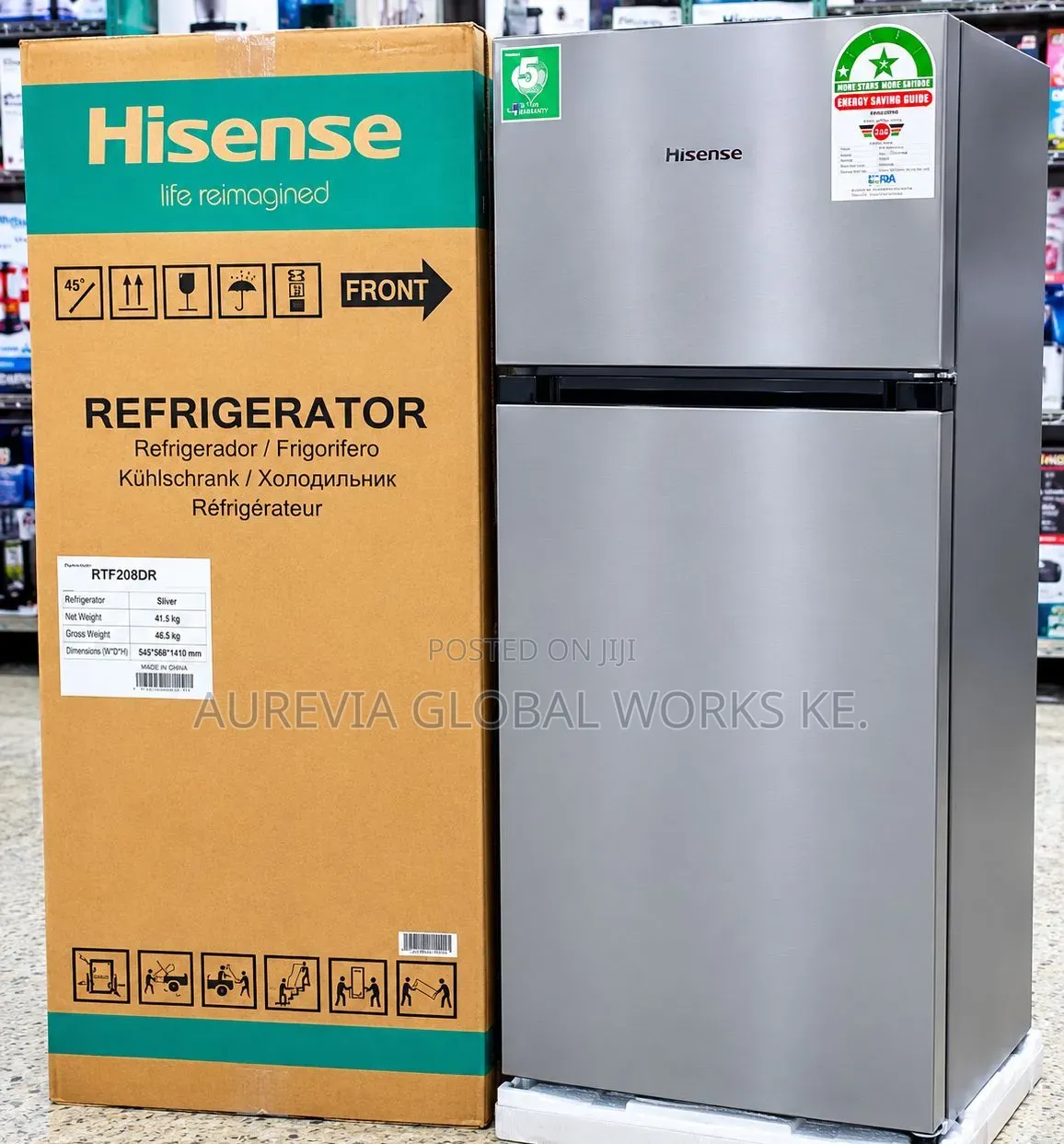 Hisense 120l Double Door Fridge Available!