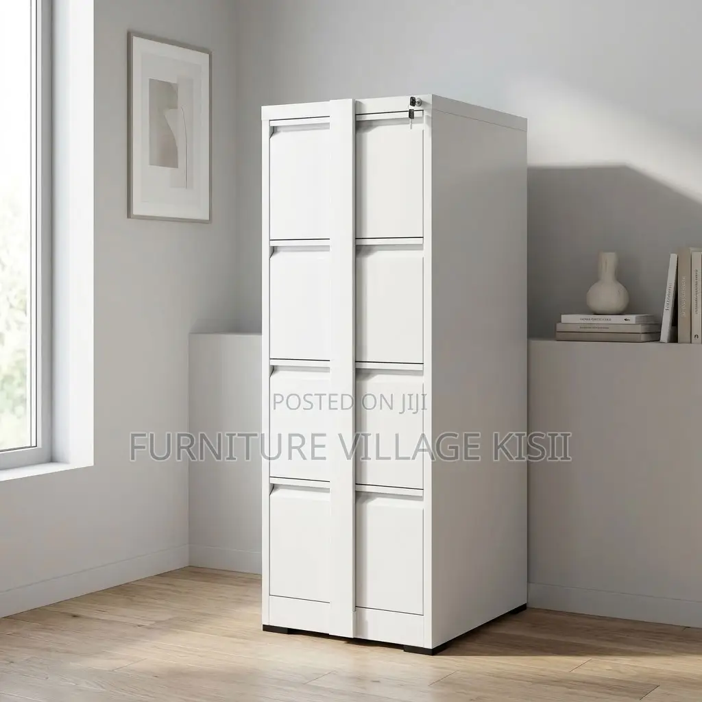4-Drawer Office Storage Cabinet With Security Bar