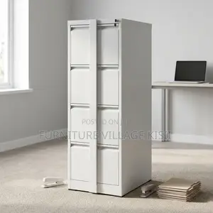 4-Drawer Office Storage Cabinet With Security Bar