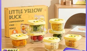 6pc Little Yellow Duck Complimentary Food Bowls