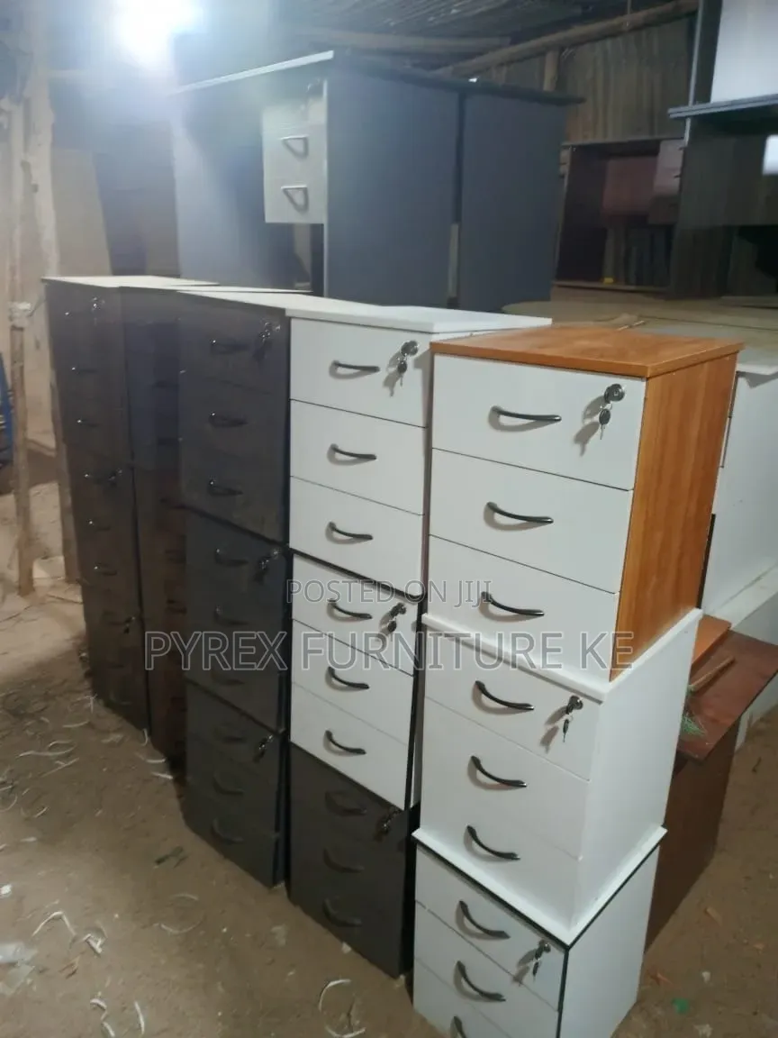 Wooden Mobile Filing Cabinet