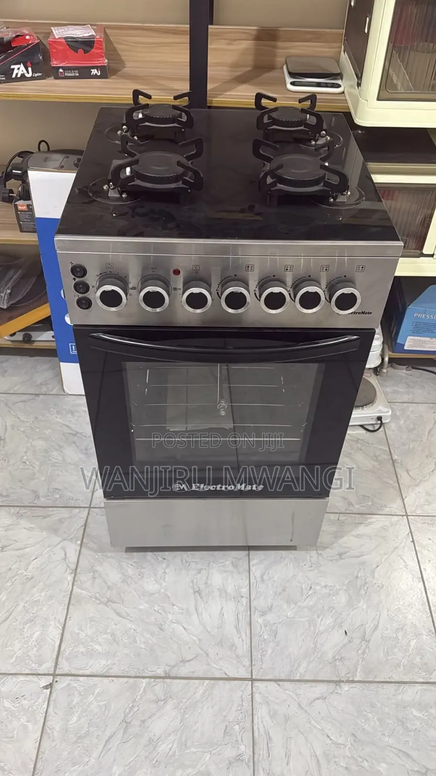 Electromate Full Gas Standing Cooker With Electric Oven