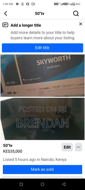Skywoth 50"TV