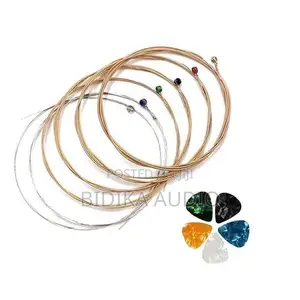 Bn Guitar Strings Set of 6 Replacement Strings for Acoustic Guitar