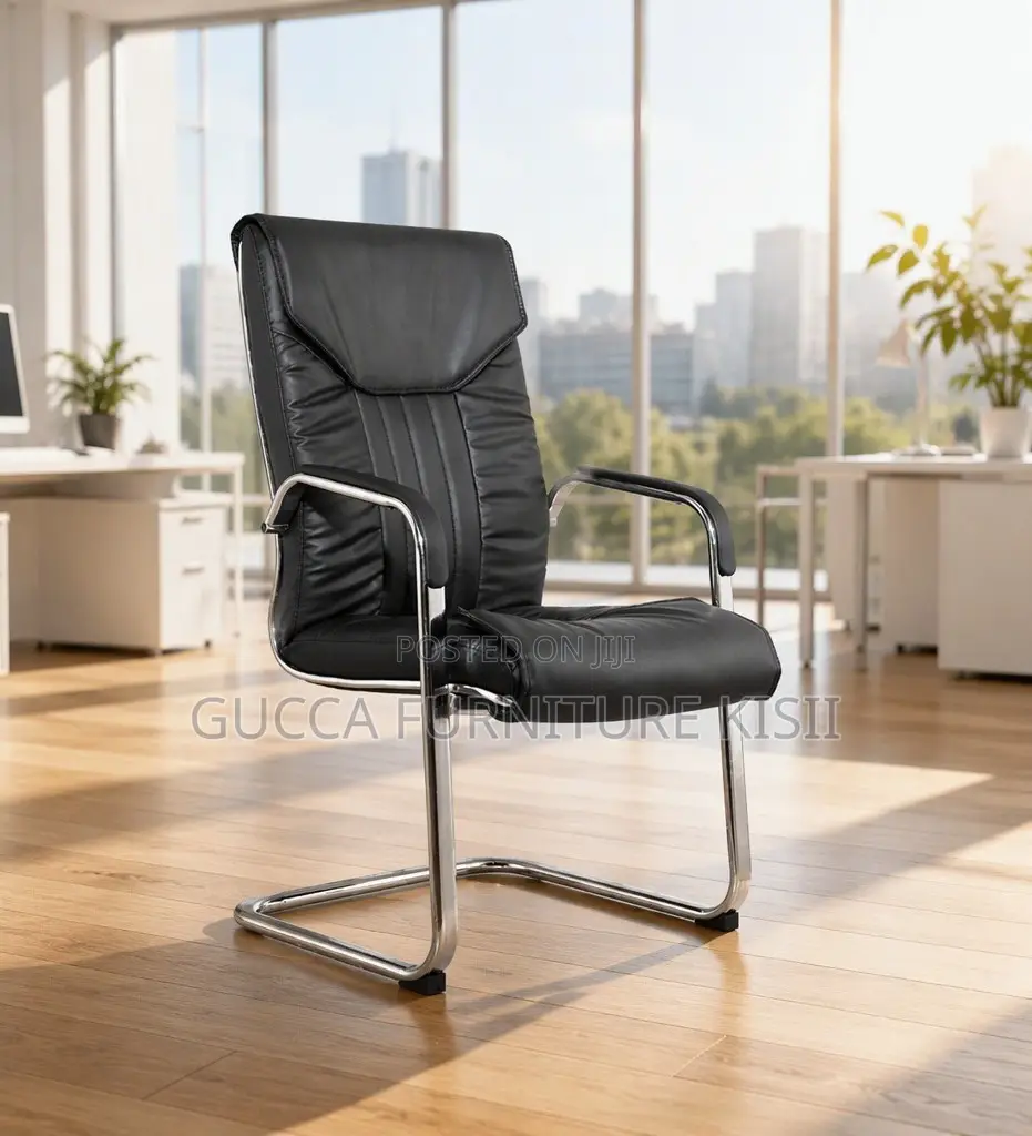 Executive Cantilever Leather Chair for Visitors