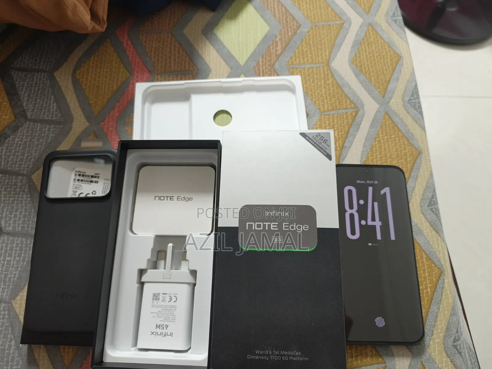 New Infinix Note Edge 256 GB Black