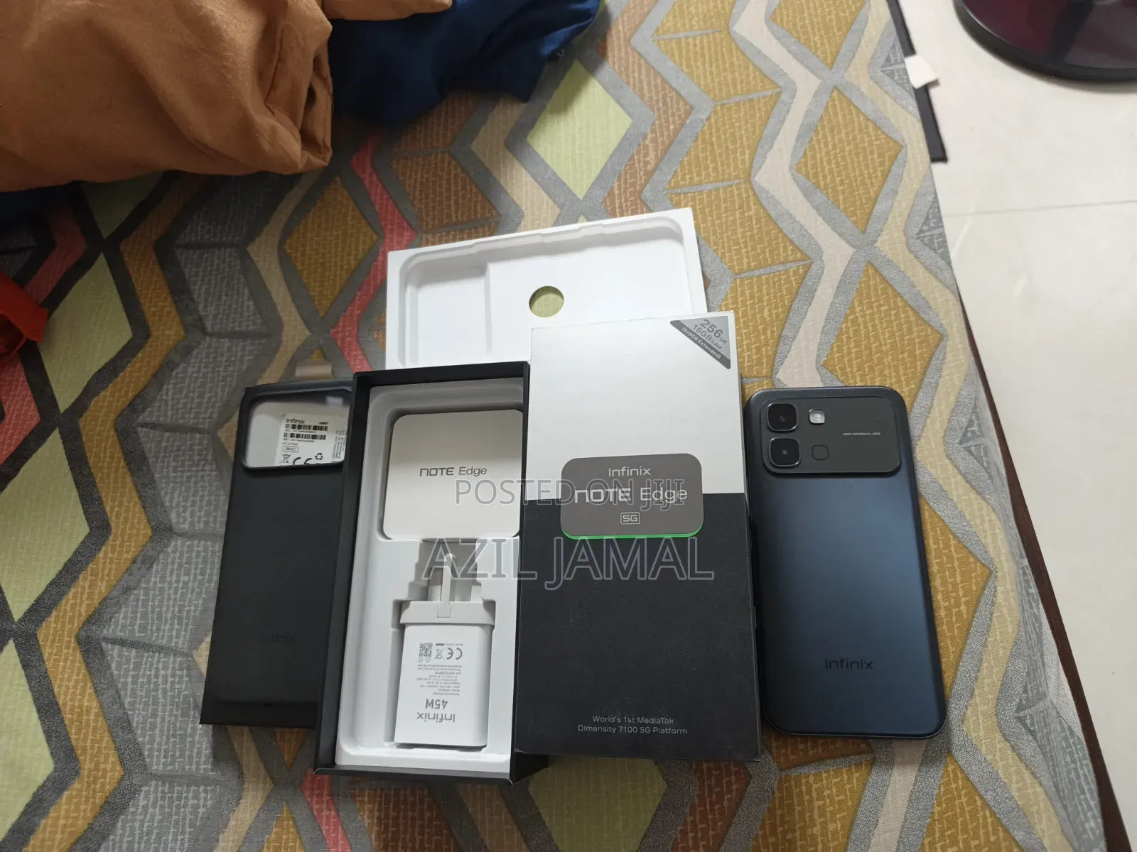New Infinix Note Edge 256 GB Black