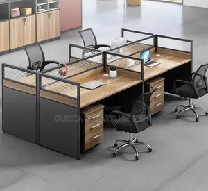4 Seater Office Collaborative Task Station