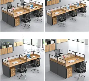 4 Seater Office Collaborative Task Station