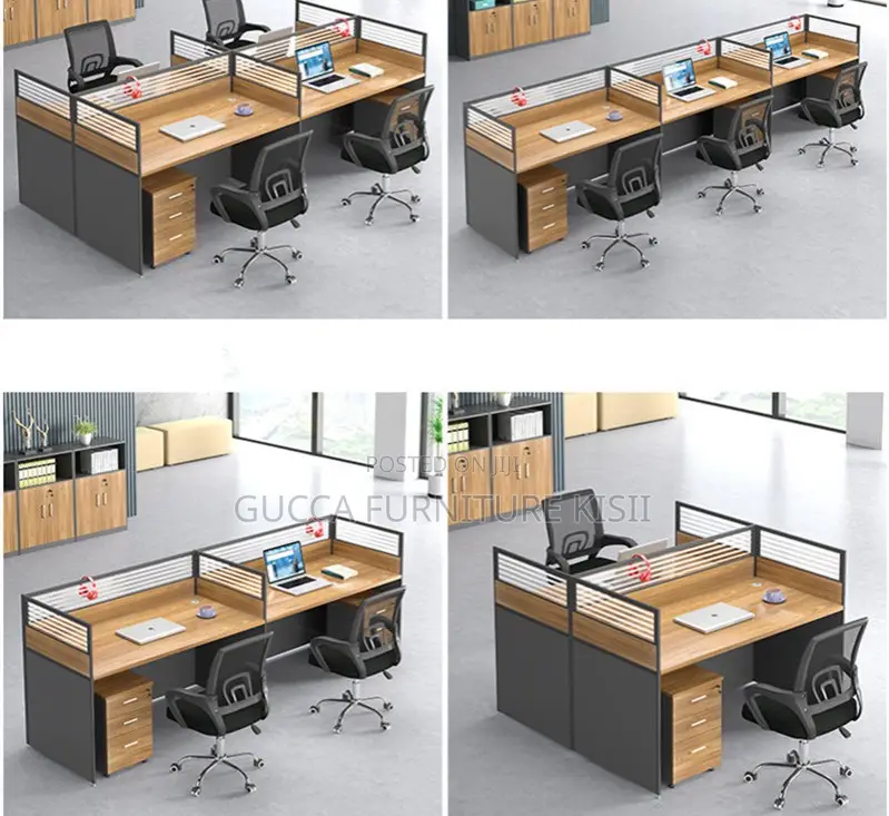 4 Seater Office Collaborative Task Station
