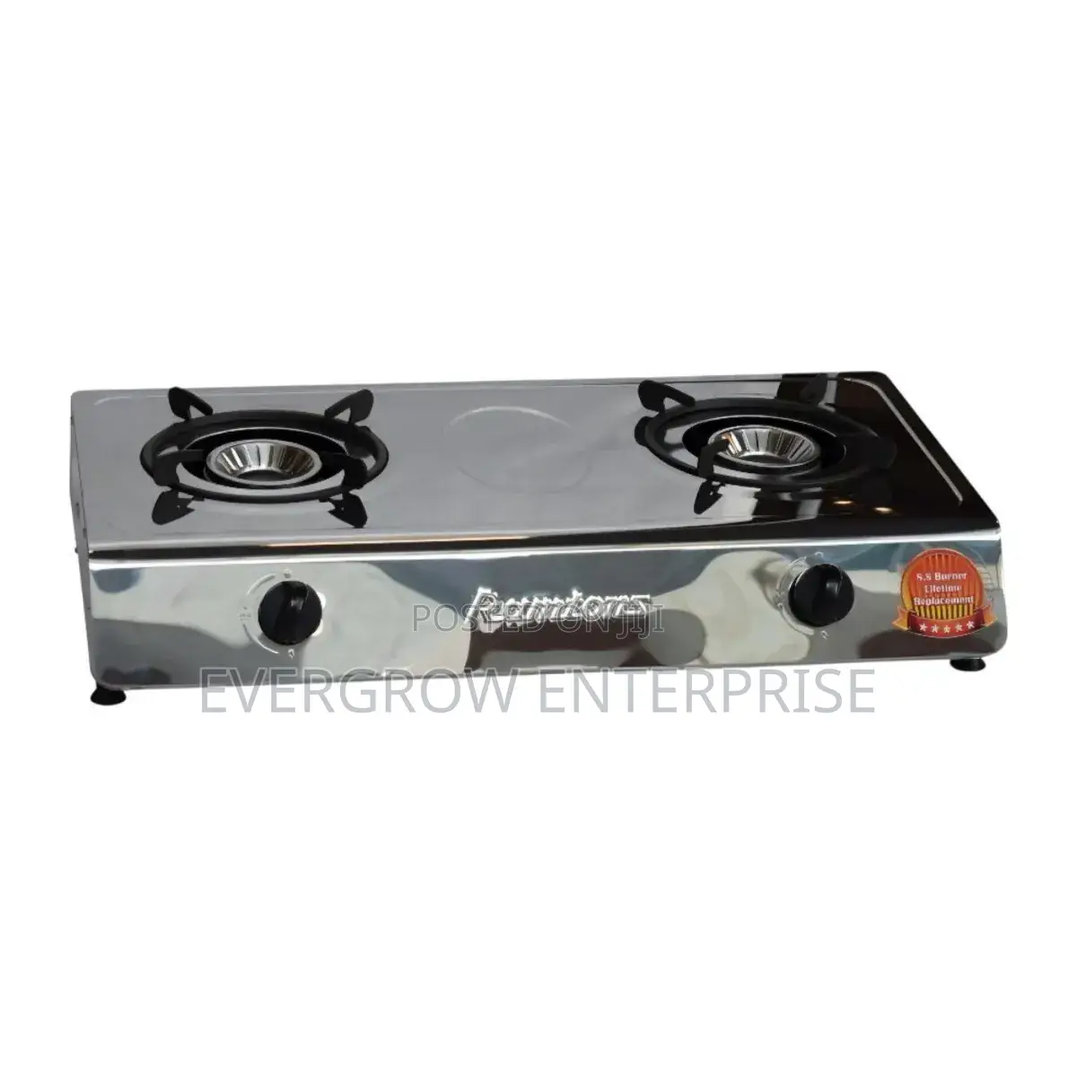 *Ramtons 2Burner Biogas Cooker RG101