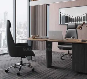 Pure Leather High Back Executive Desk Chair