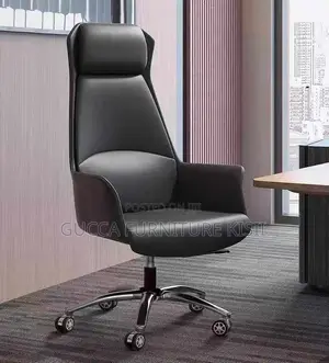 Pure Leather High Back Executive Desk Chair