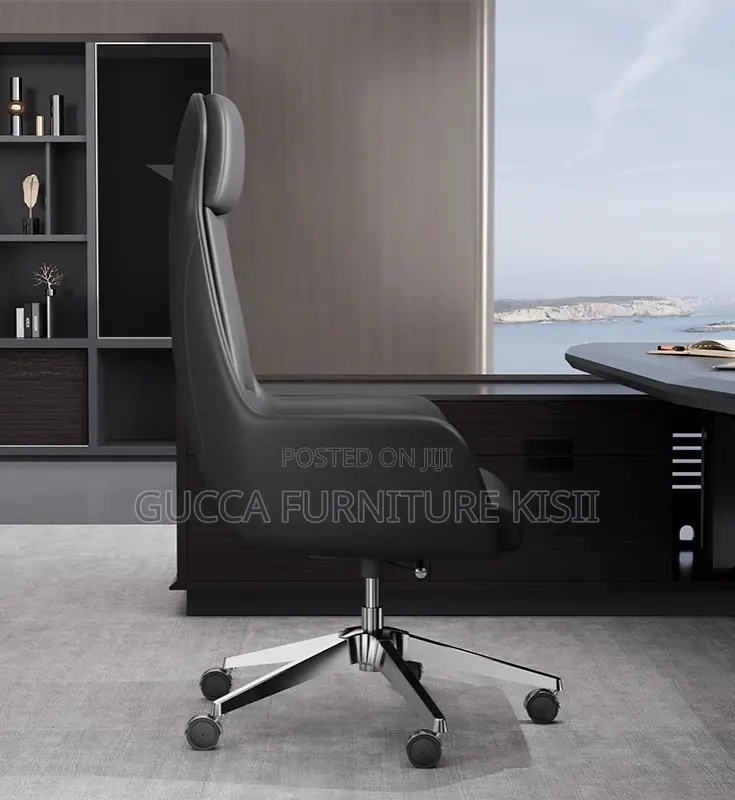 Pure Leather High Back Executive Desk Chair