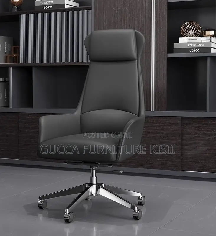 Pure Leather High Back Executive Desk Chair