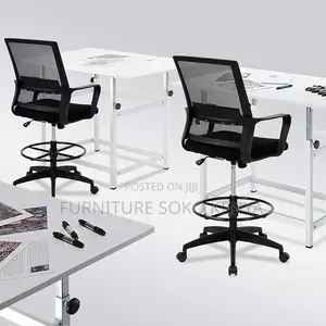 Drafting Mesh : Adjustable Mesh Cashier Chair