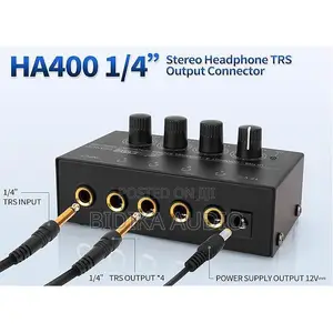 Behringer MICROAMP HA400 Ultra-Compact 4-Channel Headphone Amplifier