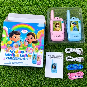 Kids' Video Walkie Talkie Set – Rechargeable Two-Way CommunicationToy