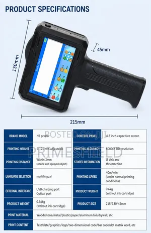 N2 Handheld Inkjet Printer